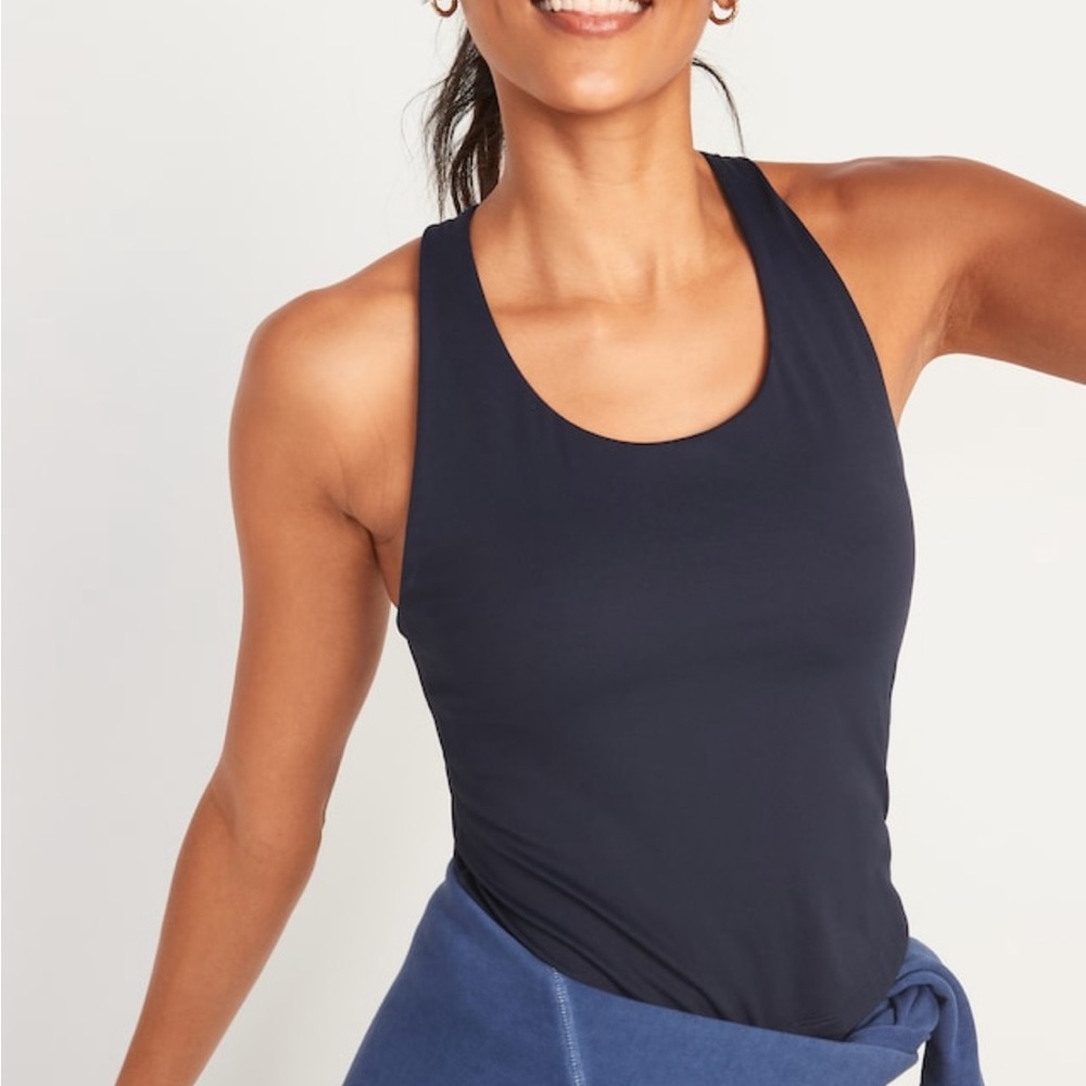 Old Navy Active cropped racer back tank
